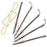 Atiradeira Estilingue Kit 5 Dardos Flecha Pesca+ 2elásticos
