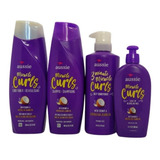Aussie Miracle Curls Shampoo Condicionador Máscara Leave-in 