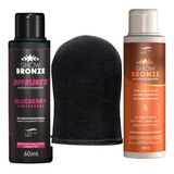 Auto Bronzeador Hipersônico 60ml + Luva + Auto Trad 60ml