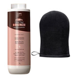 Auto Bronzeador Summer Show Bronze Pele Clara 1l + Luva