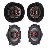 Auto Falante Bravox Facil 5 + Triaxial Quadriaxial 6x9 Kit