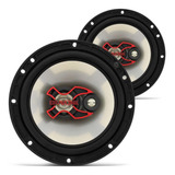 Auto Falante Triaxial Bravox 6 B3x60x 100w Rms Par