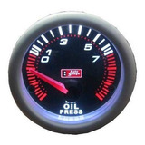 Auto Gauge Pressão De Oleo 7 Bar 52mm Serie Smoke