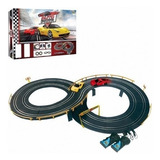 Auto Pista Autorama Elétrico 2 Carros 33 Peças Com Controle