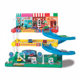 Auto Posto Pista Brinquedo Splash Center C/ 3 Carrinhos Lugo