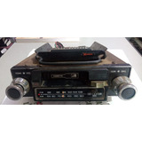 Auto Rádio E Toca Fitas Tkr Cara Preta - Com A Bandeja