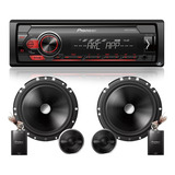 Auto Radio Pioneer Mvh-s118ui Controle Volante + Kit 2 Vias