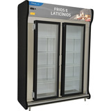 Auto Serviço 2 Portas 1,50m Polofrio Classic Cor Preta 220v