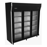 Auto Serviço Geladeira Venâncio Preto 3 Portas De Vidro 220v