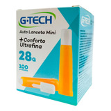 Autolanceta G-tech 100 Unidades Agulha 28g