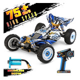 Automodelo Elétrico Wltoys 124017 4x4 Motor Brushless 75 Kmh