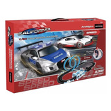 Autorama Analógico California Racers Audi Bugatti 4,3m 1/64
