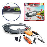 Autorama Brinquedo Pista Corrida 2 Controle Colisão 2 Carros