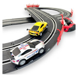 Autorama Pista 3 Em 1 Com 2 Carrinhos Hot 280cm 2 Controles