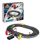 Autorama Pista Com 2 Carrinhos Corrida 2 Controles Brinquedo