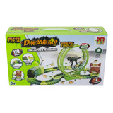Autorama Pista Dinossauro Track Looping 119 Pçs Dmtoys
