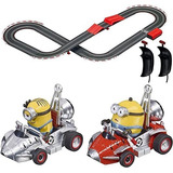 Autorama Pista Elétrica Minions Racing Kart 4,2 Mt Carrera