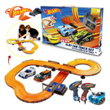 Autorama Pista Hot Wheels Slot Car Track Set 380cm Bivolt