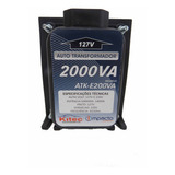 Autotransformador 2000va Conversor De Voltagem 127v 220