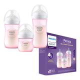 Avent Pétala Amamentação Cor Rosa Kit 3 Unidade