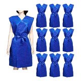Avental Descartável 30 G Azul Sem Manga Pct C\200
