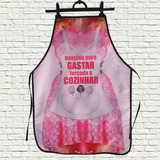 Avental Divertido Personalizado Feminino Nascida Para Gastar