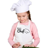 Avental Infantil Multiuso Projeto Mini Chef