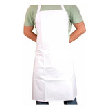 Avental Pvc Impermeável Masculino Feminino Branco Cozinha