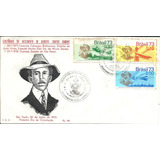 Aviaçâo 1973 Santos Dumont 14 Bis Balão,demoiselle Fab Fdc