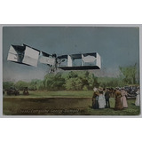 Avião - Antigo Cartão Postal Santos Dumont 14 Bis (1)