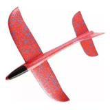 Avião Aeromodelo Planador Isopor De Arremesso Com Led