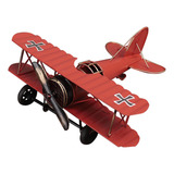 Avião Biplano Vintage, Adereços Para Fotos, Decoração De