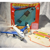Avião Boeing 747 Varig Rei Anos 80 C/caixa Brinquedo Antigo 
