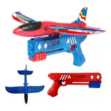 Avião Com Lançador Planador Brinquedo Infantil