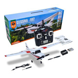 Avião Controle Remoto 3 Canais Rc Cessna 182 F949 Rtf