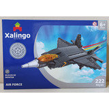 Avião De Combate Blocos De Montar 222 Pçs Air Force Xalingo