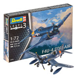 Avião F 4u-4 Corsair - 1/72 - Kit Para Montar Revell 03955