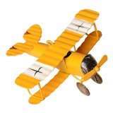 Avião Miniatura Enfeite Em Metal 10cm