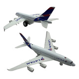 Avião Miniatura Metal Boeing Airbus Varios Modelos 18 X20cm