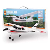 Avião Rc Cessna 182 F949 Controle Remoto 3 Canais Wltoys