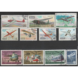 Aviões - Coleção De Selos Da Russia Diferentes - 7824