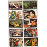 Ayrton Senna Cartão Telefonico Raro 12 Cartões + 100 Outros