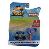 Azul Mini Monster Truck Lancador Hot Wheels - Fun F0122-2