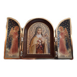 B. Antigo - Capelinha Sacra Com Imagem Sta. Therezinha Cst1