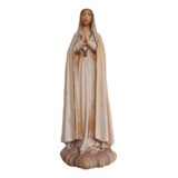 B. Antigo - Imagem Sacra Italiana Em Madeira N. Sra. Fátima