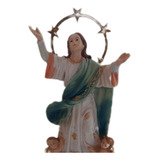 B. Antigo - Imagem Sacra N. Sra. Da Assunção Resina Italiana