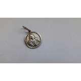 B. Antigo - Medalha Sacra Do Sagrado Coração De Jesus Prata