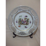 B. Antigo - Prato De Parede Em Porcelana Alemã Cena Galante