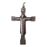 B. Antigo - Suntuoso Crucifixo Italiano Jesus Redentor