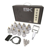 B&k Kit Ventosa Bk Com 12 Copos Ventosaterapia